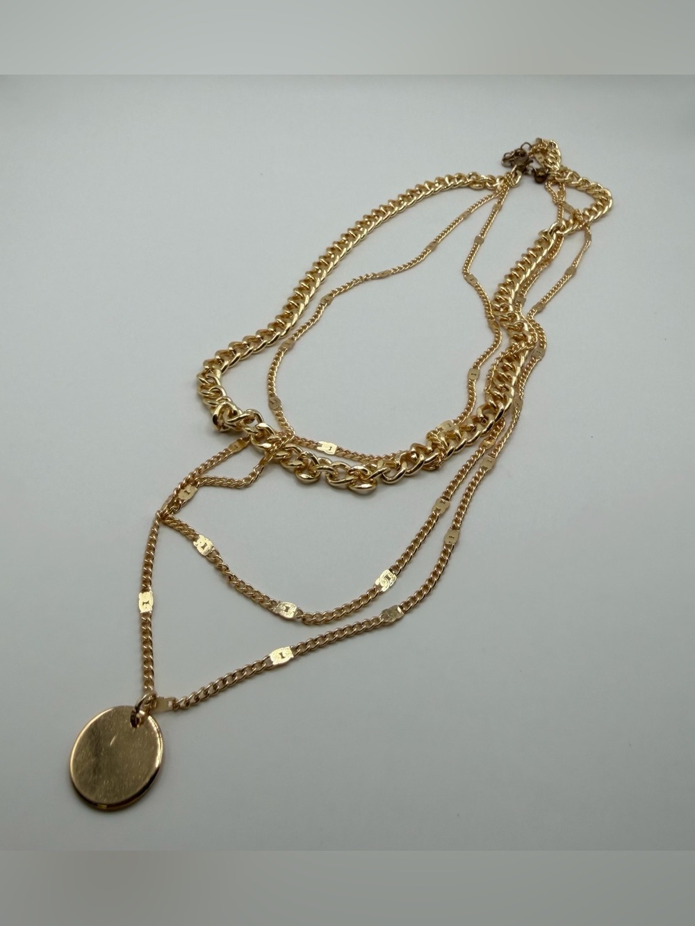 Multi-Chain Gold Necklace